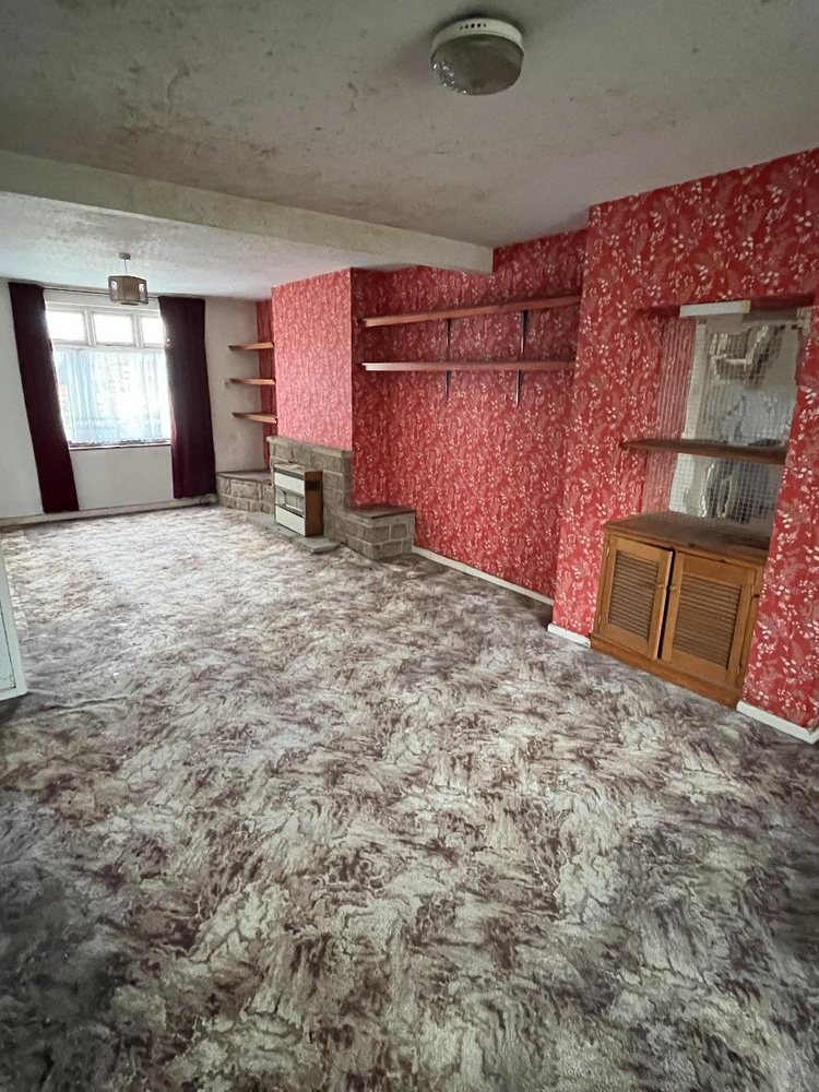 Bristol project as bought - interior view one