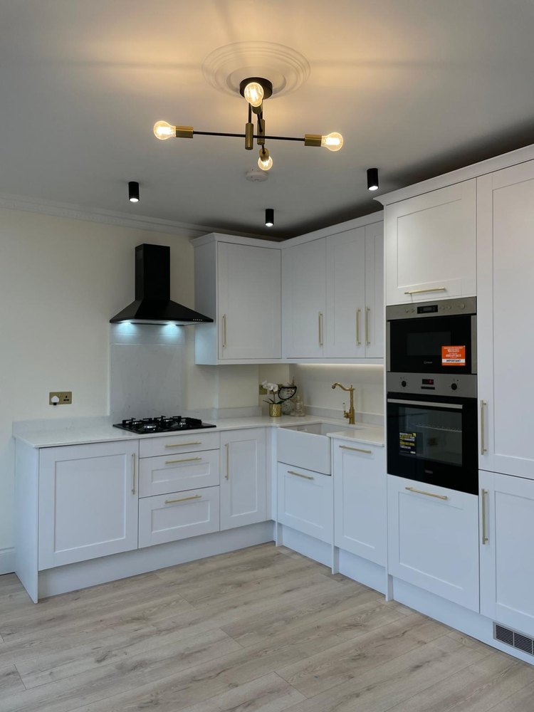 The finished kitchen